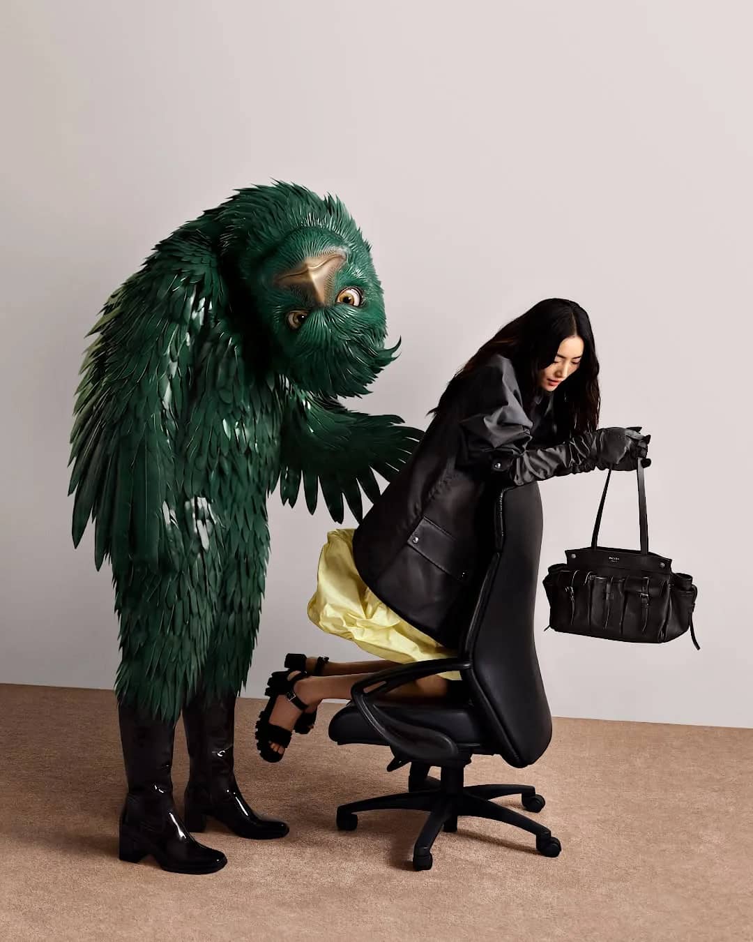 Prada Frames SS26 Ambassadors Through Jordan Wolfson’s Uncanny Digital Creatures - Image 3