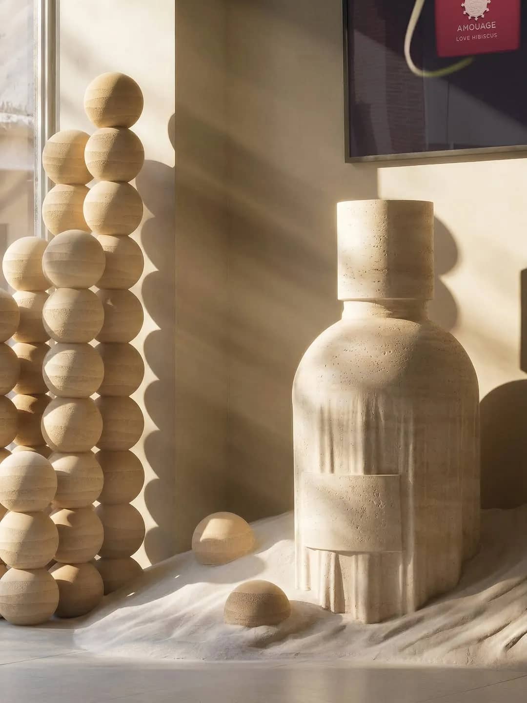 Amouage Frames Omani Heritage Through Rammed Earth Installations in Seoul - Image 3