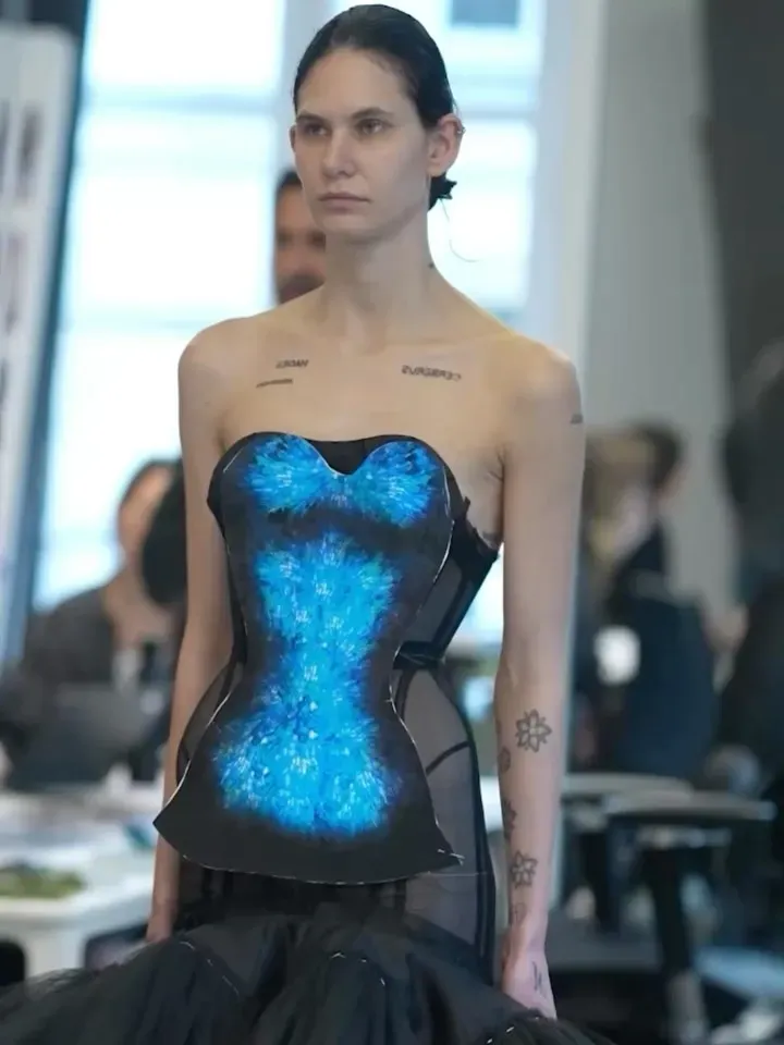 Schiaparelli Spotlights Ateliers Through Zendaya’s 8,000-Hour Blue Couture Look - Image 4