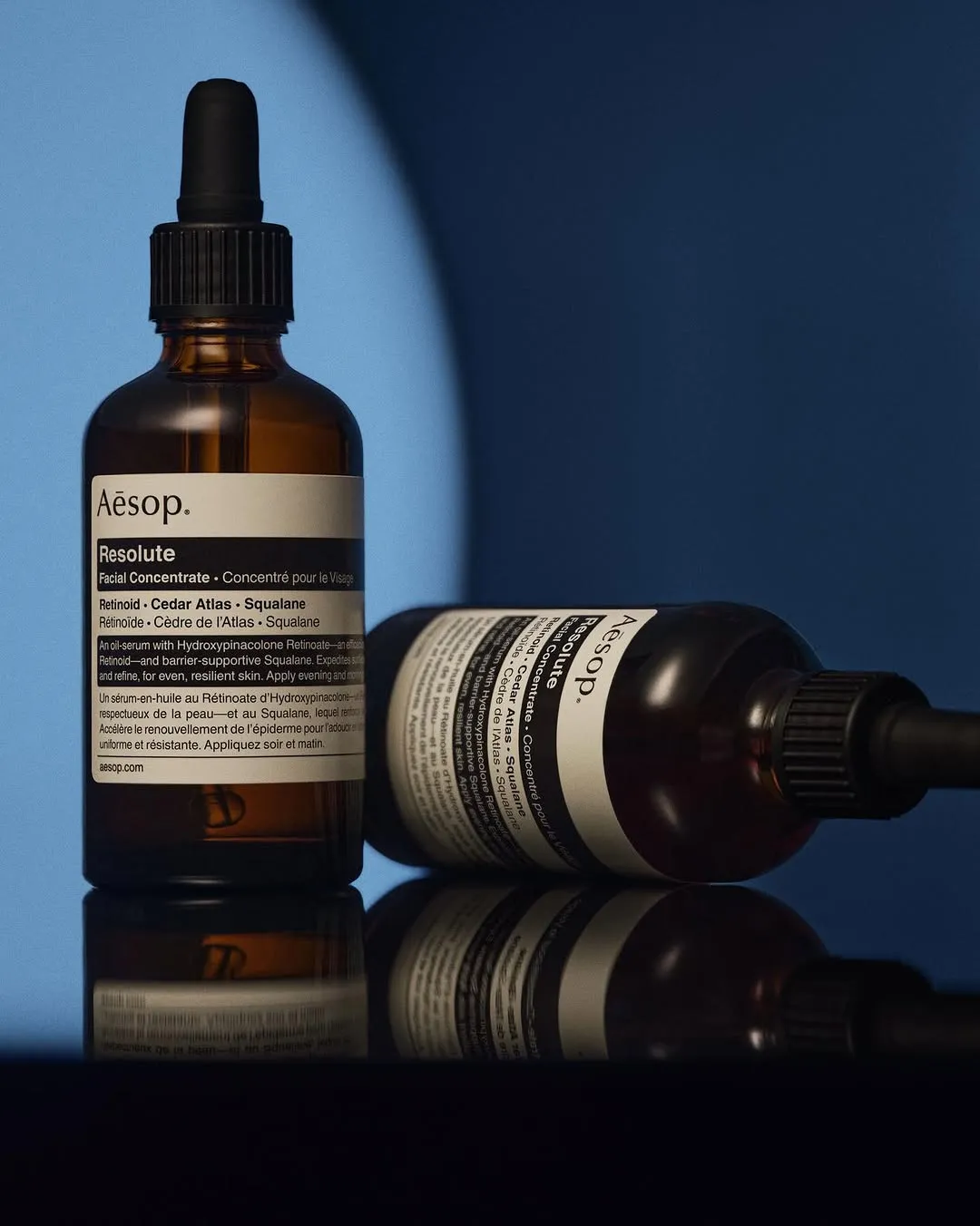 From renewal, resilience.
 
Introducing Resolute Facial Concentrate, enriched with a gentle yet potent Retinoid, barrier-reinforcing Squalane and comforting Cedar Atlas—for maximum performance and minimal irritation.
 
Discover more at the link in our bio.